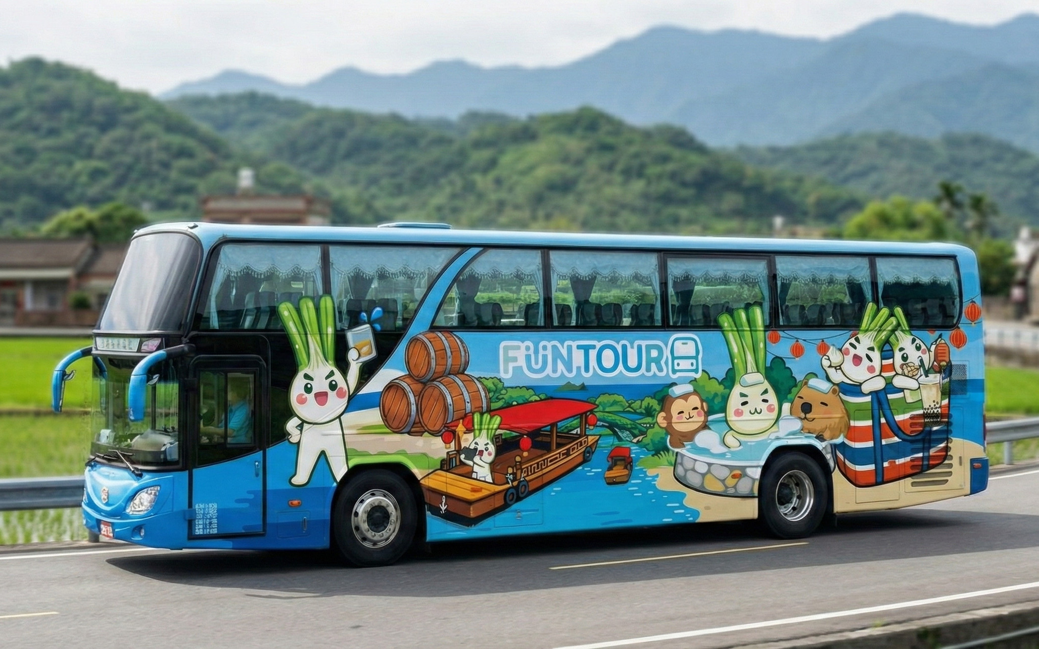 Yilan FunTOUR Sightseeing Bus One-Day Tour: Traditional Arts Center & King Car Kavalan Whisky Distillery & Jiaoxi Hot Spring Park (Departure from Taipei) (Including Tickets)