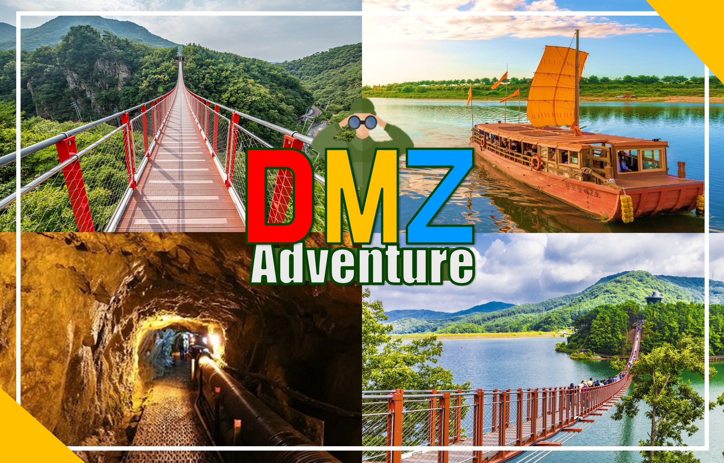 DMZ 3rd Invasion Tunnel and Suspension Bridge One Day Tour from Seoul