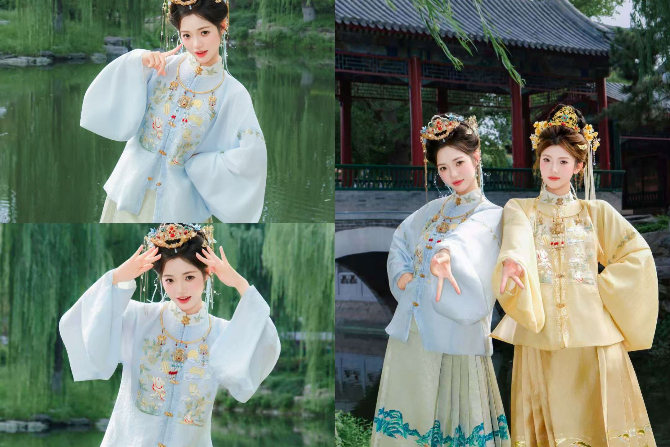 端莊大氣的明製衣裳，彰顯著古典韻味，每一款都彷彿在訴說著一段古老的故事