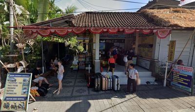 Ticket exchange location at Bali Padang Bai Harbour