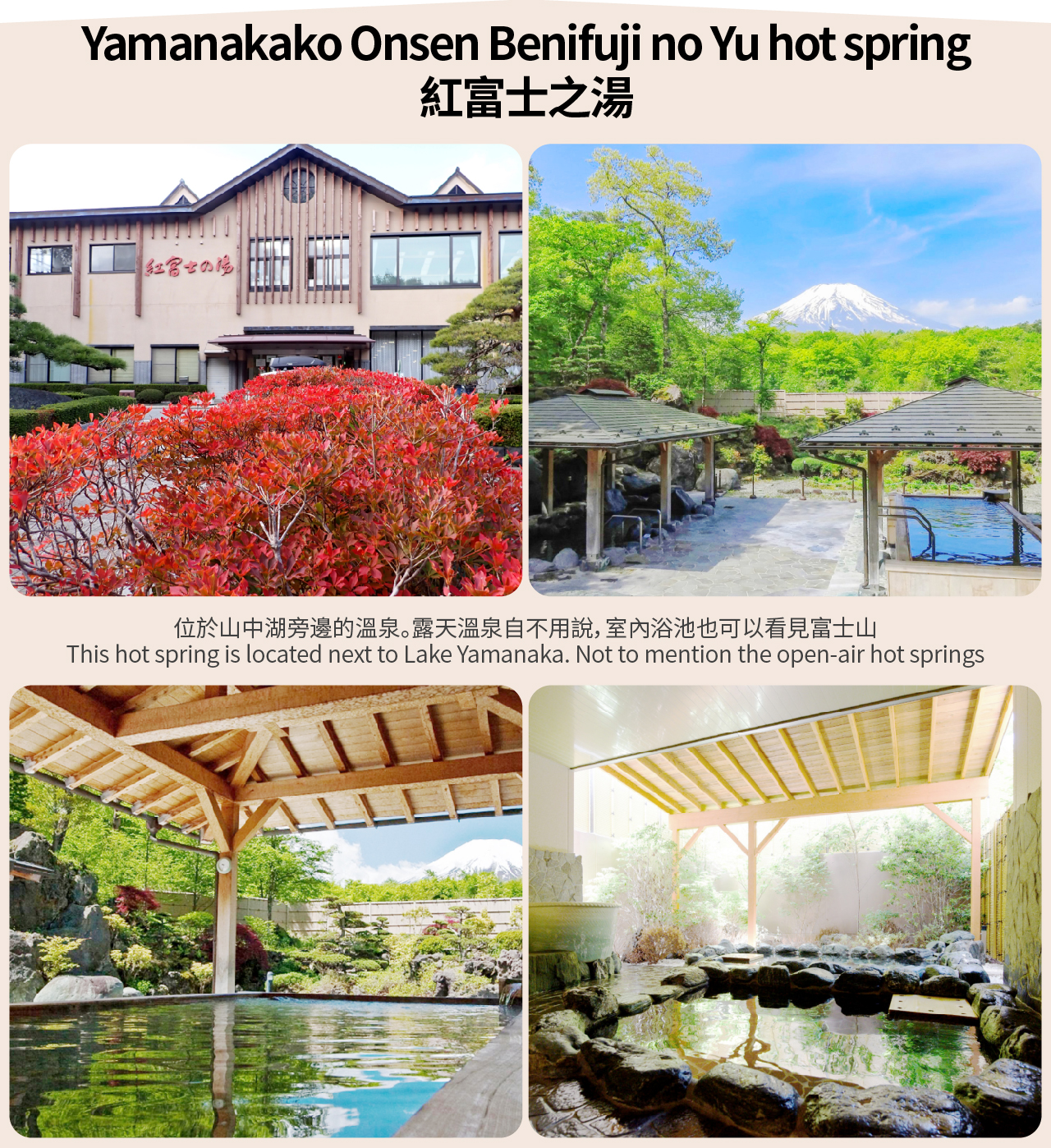 【富士山雙湖美景網紅溫泉一日遊】新倉山淺間公園或富士山五合目&河口湖季節限定賞楓賞花&山中湖一日遊（東京出發）