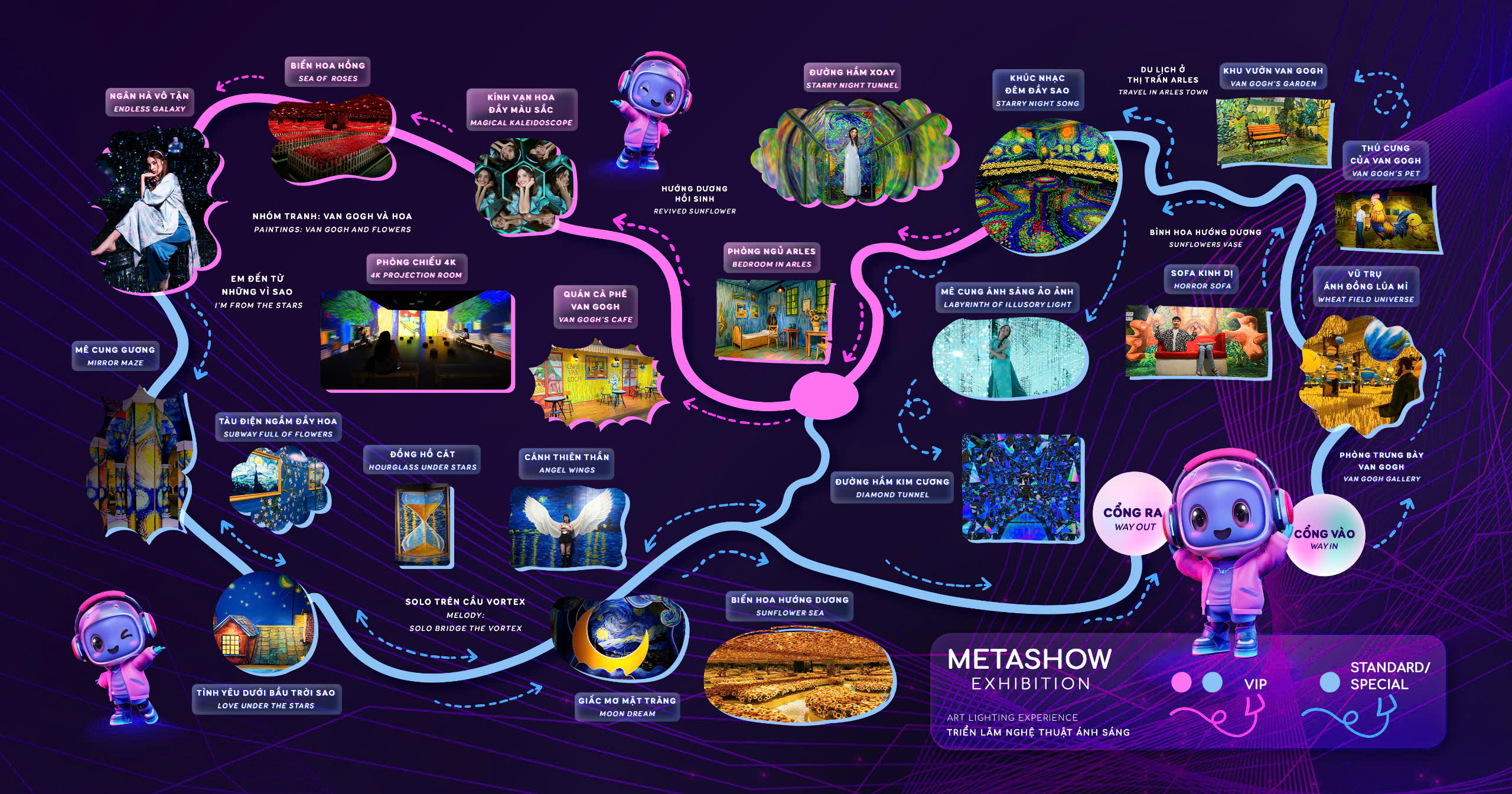 蒂索購物中心 Metashow 藝術燈光展門票