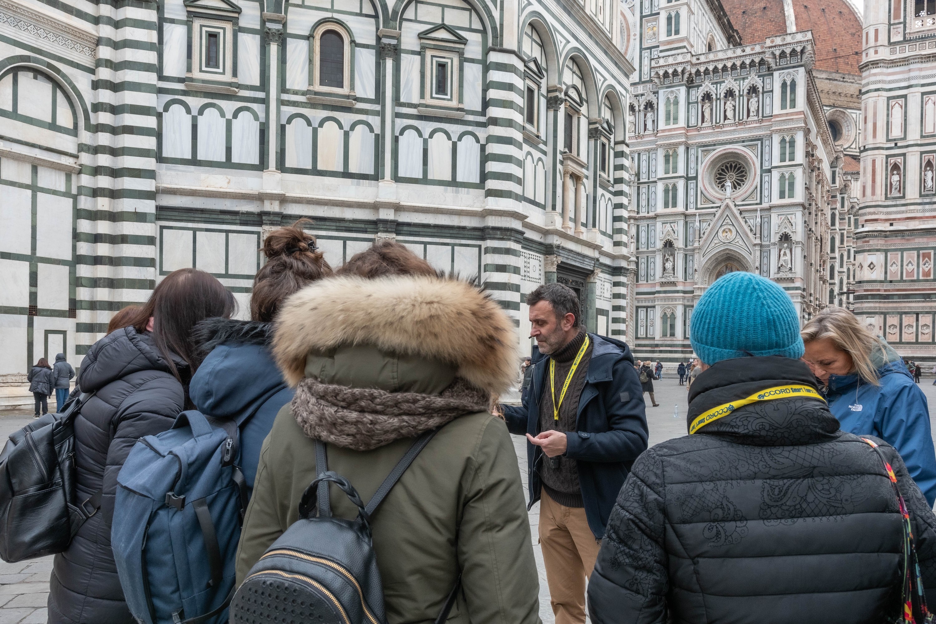 Florence Multilingual Audio Guided Walking Tour with Live Guide