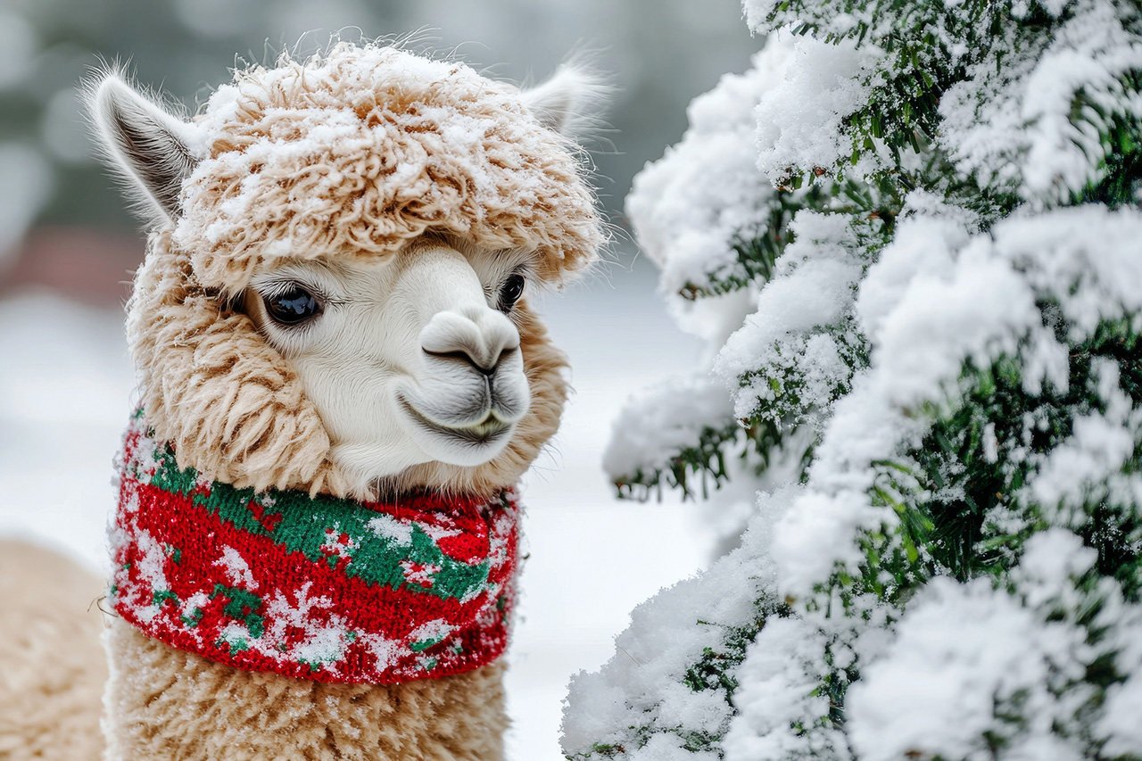 ❄️在舒適的森林咖啡館Alpaca garden cafe，與友好的草泥馬見面，欣賞寧靜的冬日美景！