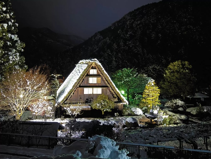 下呂溫泉合掌村冬季限定點燈