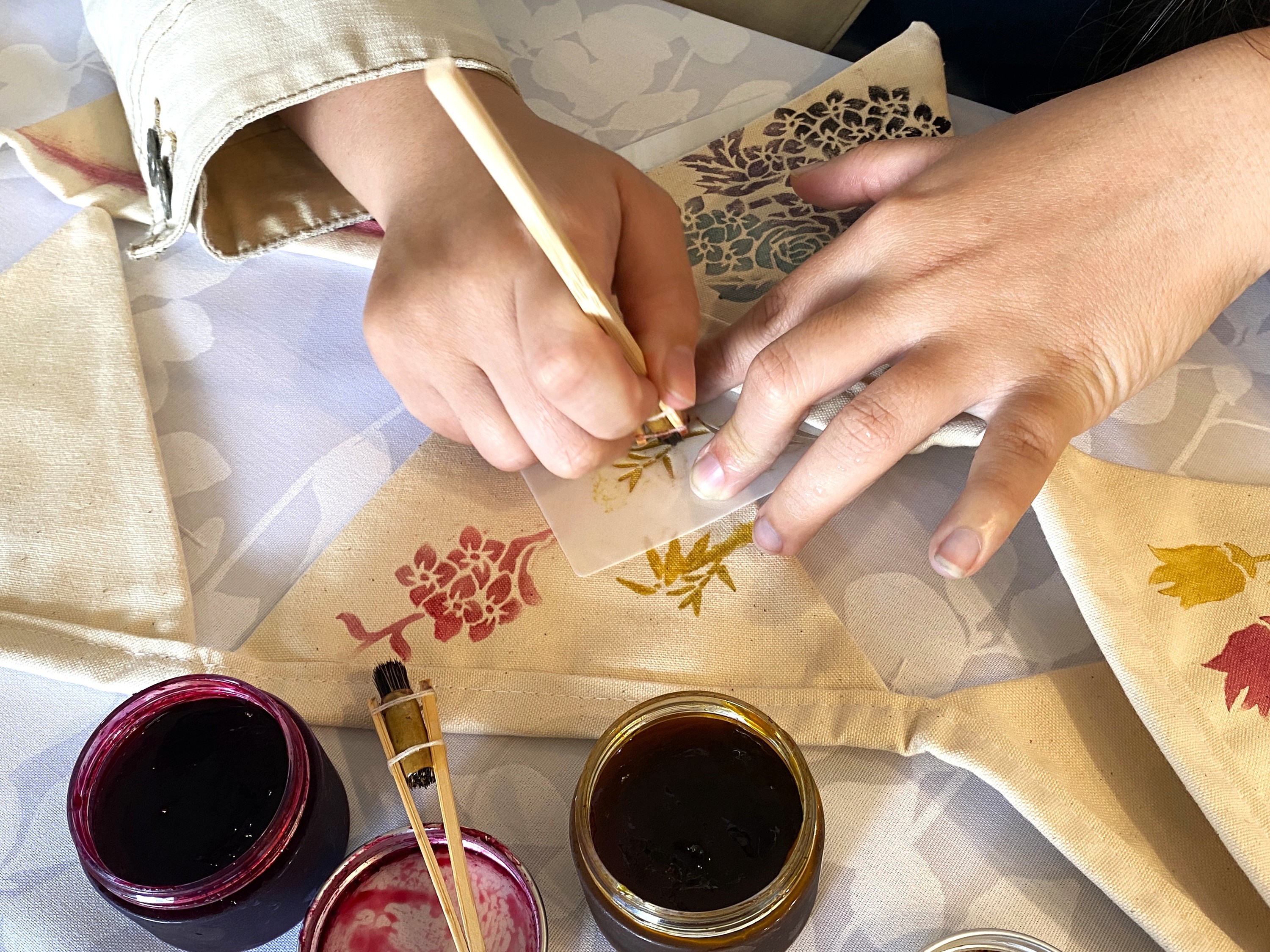 Тайтун: Курс DIY окрашивания кистевой росписью