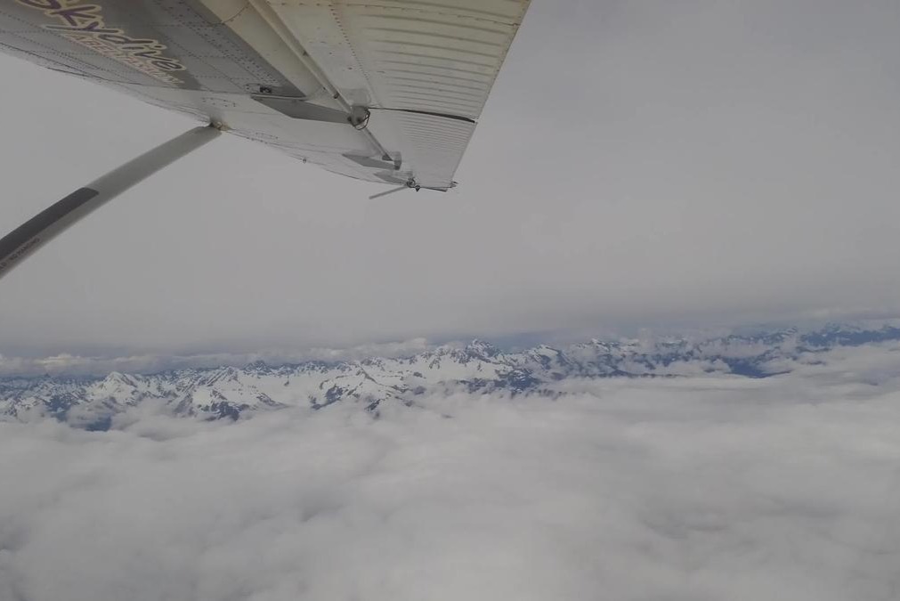 View from plane