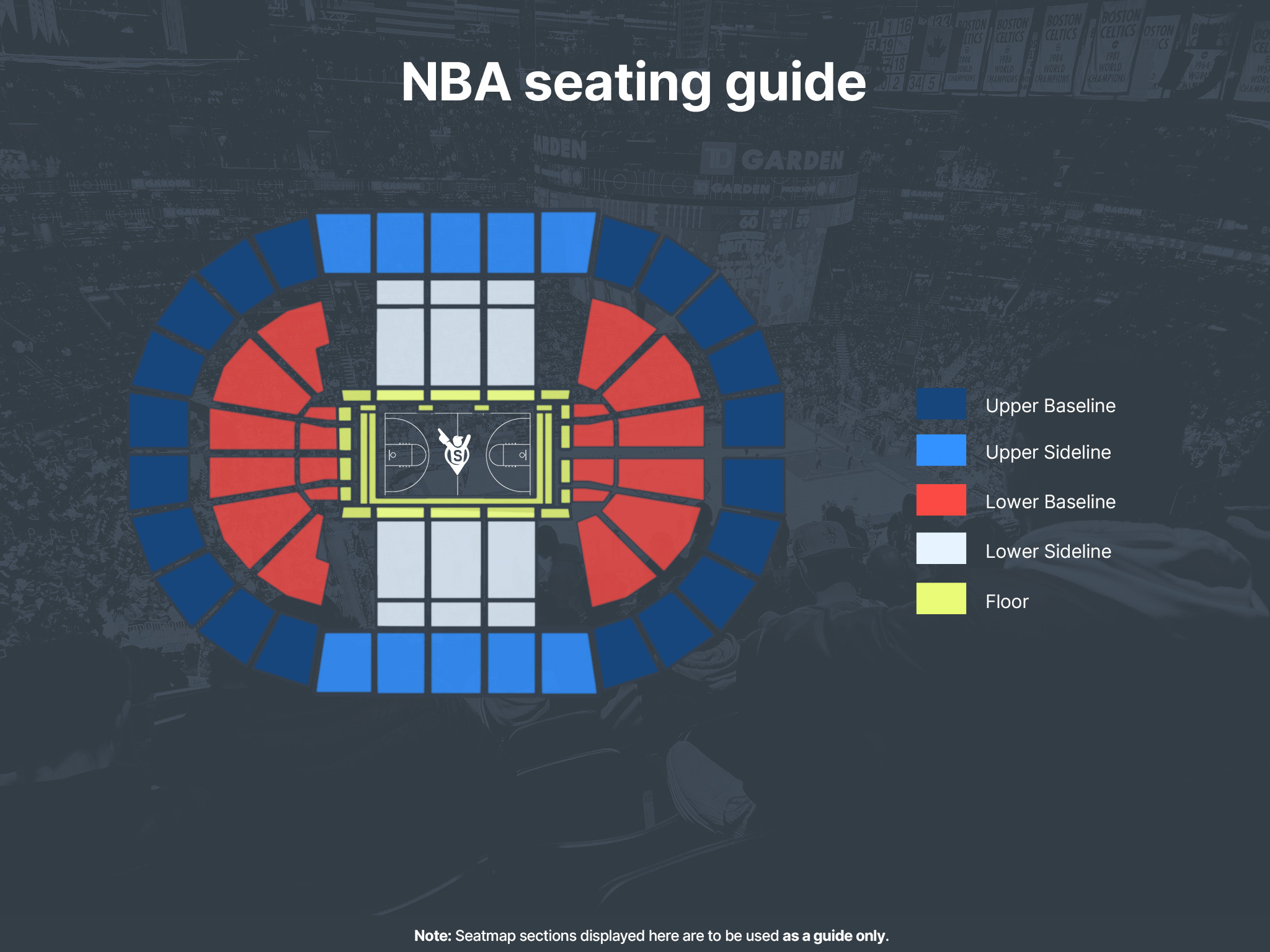 Please refer to seating guide arrangement