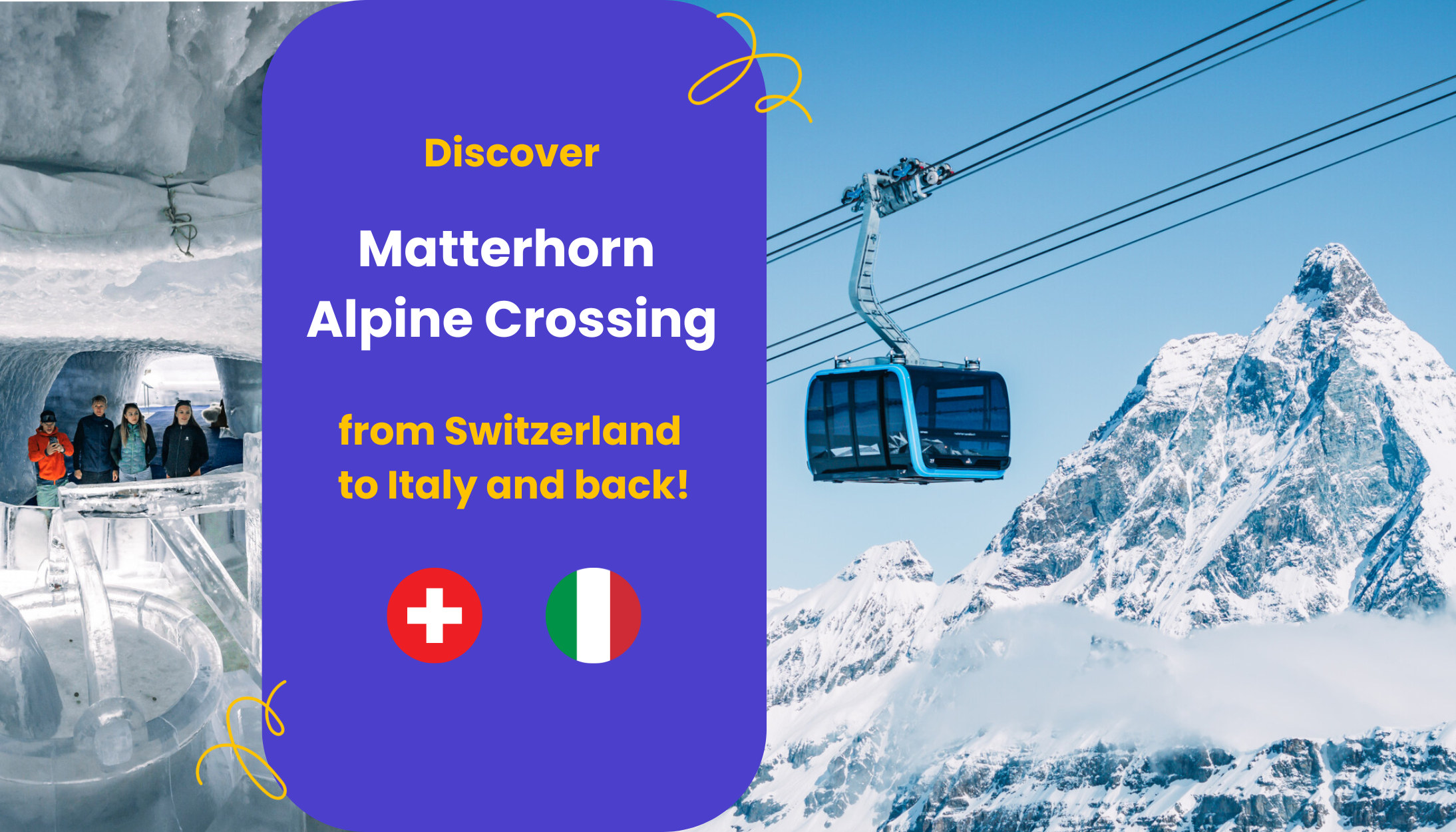 馬特洪峰（Matterhorn）高山纜車票 從策馬特（Zermatt）到格里吉亞峰（Testa Grigia）