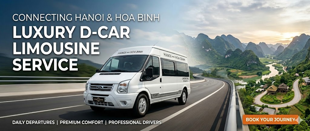 Ha Noi - Hoa Binh Limousine by Online Travel Limousine