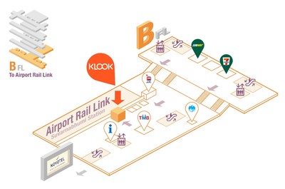 Location of Klook counter (BKK pickup)  