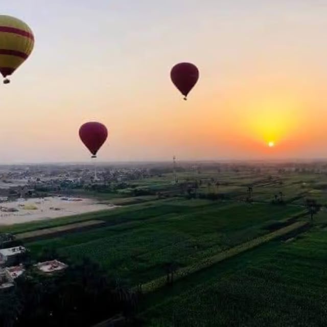 盧克索熱氣球之旅，俯瞰古代遺蹟