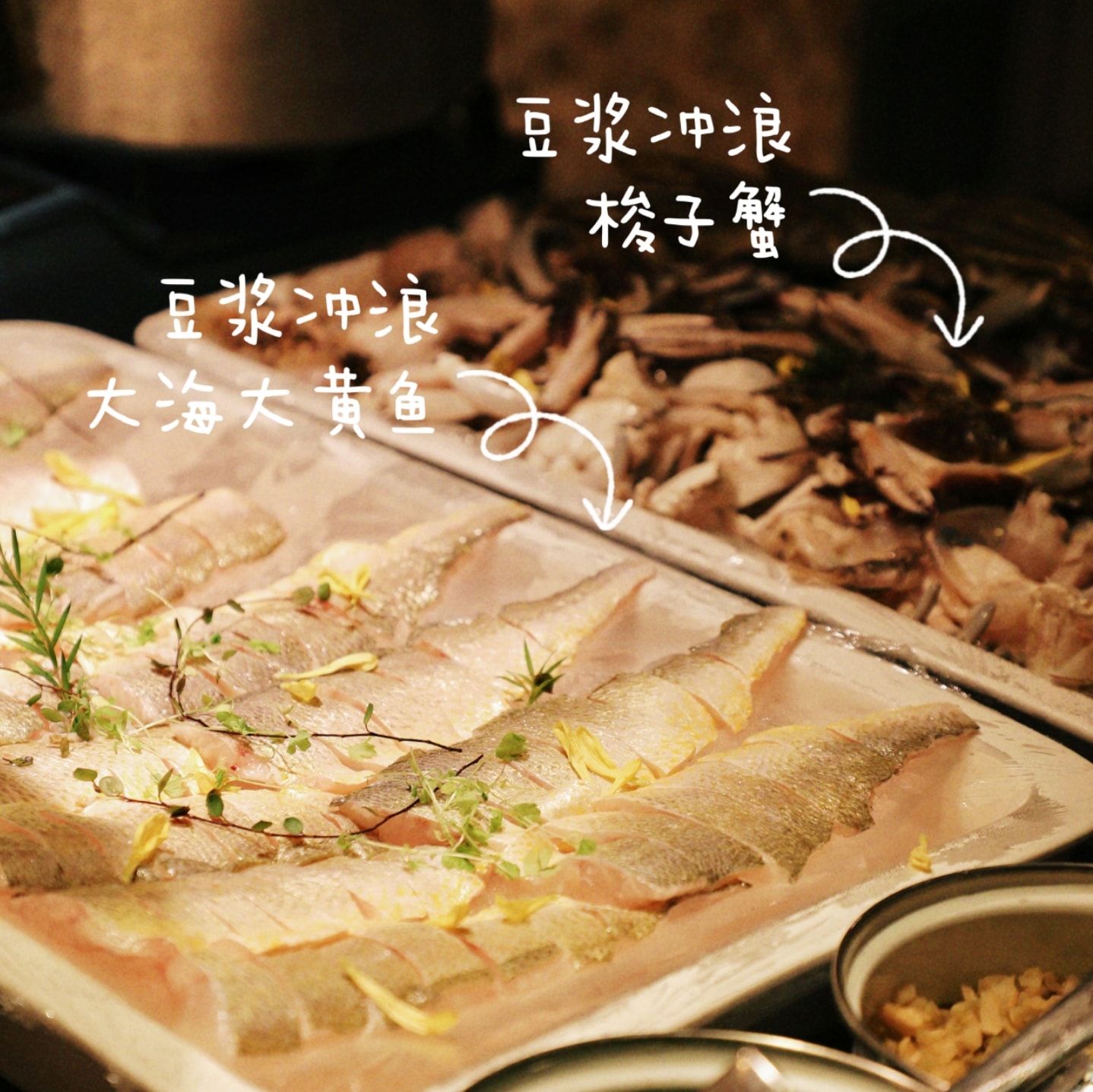 Buffet dinner reference pictures
