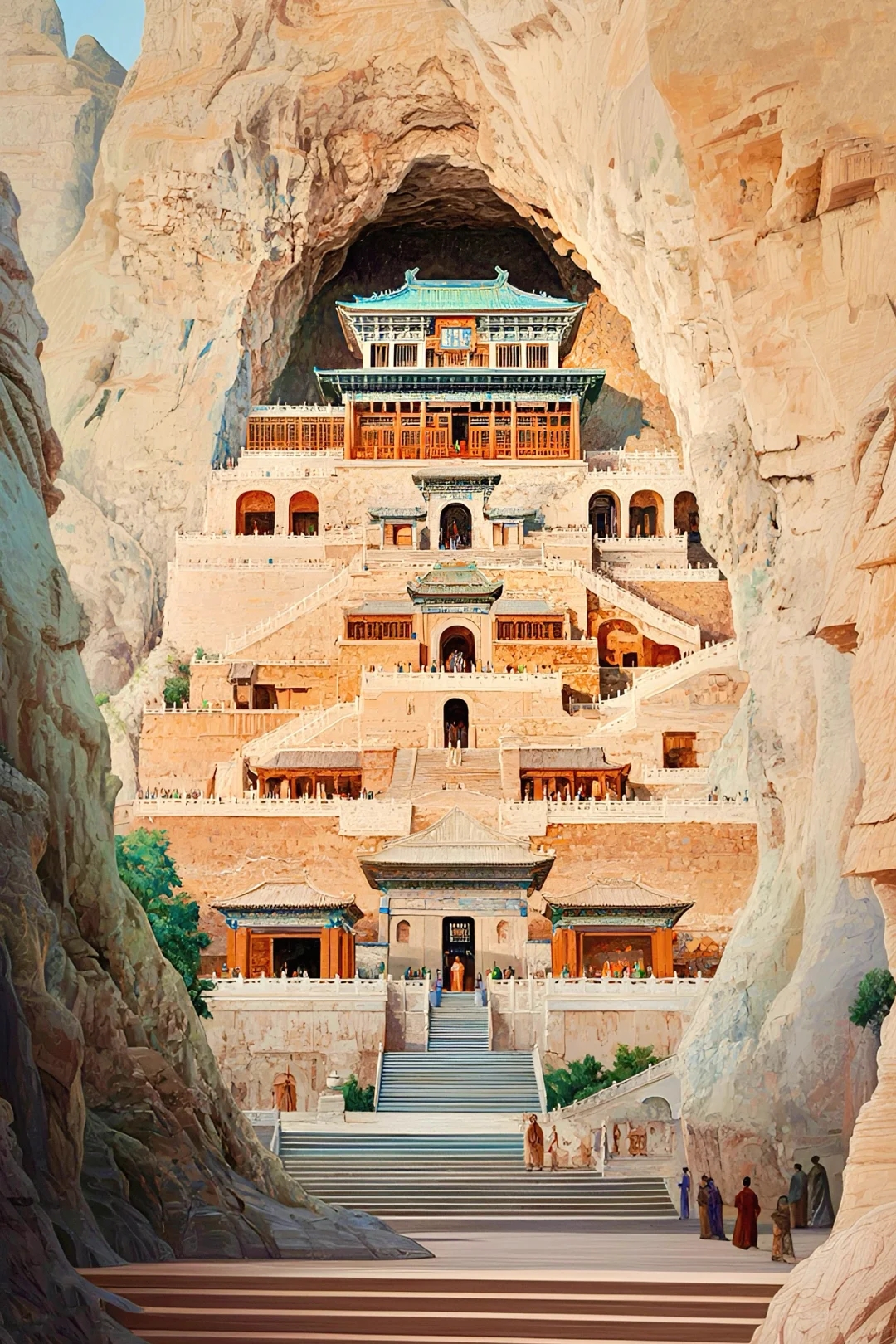 第三日早上前往舉世聞名的【莫高窟】。世界現存規模最大、內容最豐富的佛教藝術聖地。“登場了!敦煌”第一次以綜藝的方式向外界傳達了敦煌的藝術造詣,講述了守護和傳承的故事。走進莫高窟,先觀影,然後進入洞窟,感受古人偉大的智慧,接受千年來的藝術洗禮。 第三日早上前往舉世聞名的【莫高窟】。世界現存規模最大、內容最豐富的佛教藝術聖地。“登場了!敦煌”第一次以綜藝的方式向外界傳達了敦煌的藝術造詣,講述了守護和傳承的故事。走進莫高窟,先觀影,然後進入洞窟,感受古人偉大的智慧,接受千年來的藝術洗禮。