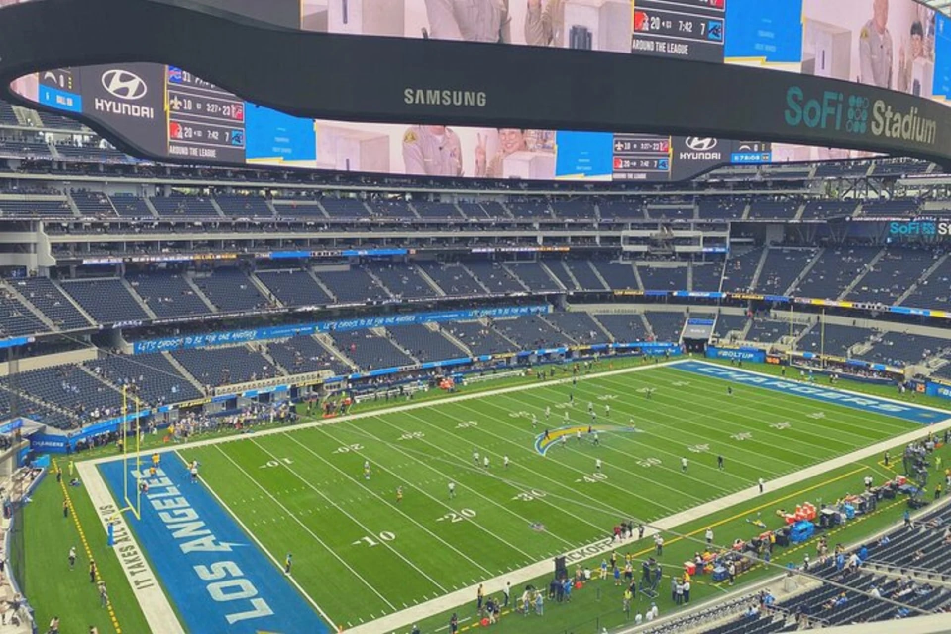 洛杉磯充電器足球隊主場比賽（SoFi Stadium）
