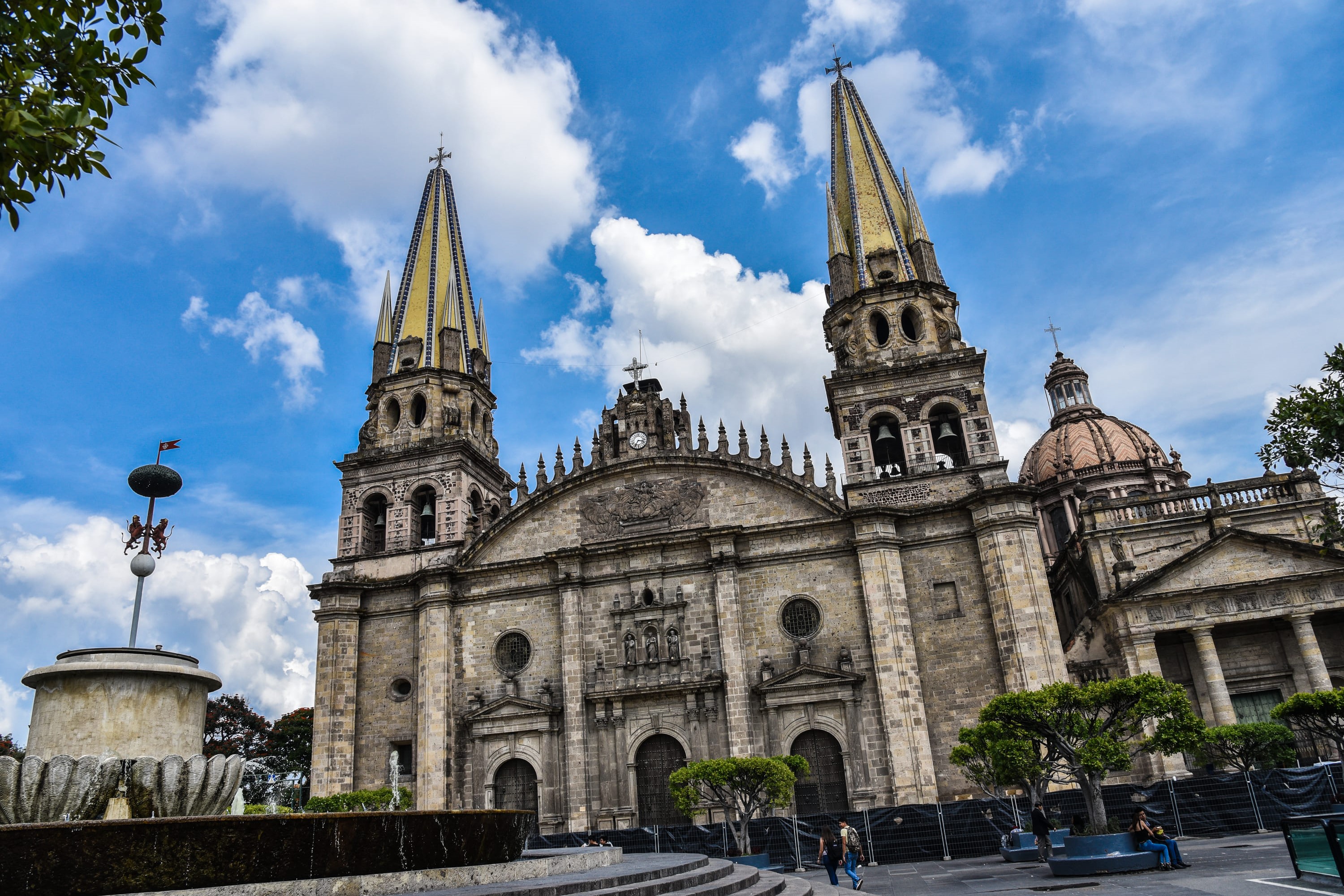 Iconic Guadalajara Cathedral stands majestically in the city’s historic main square