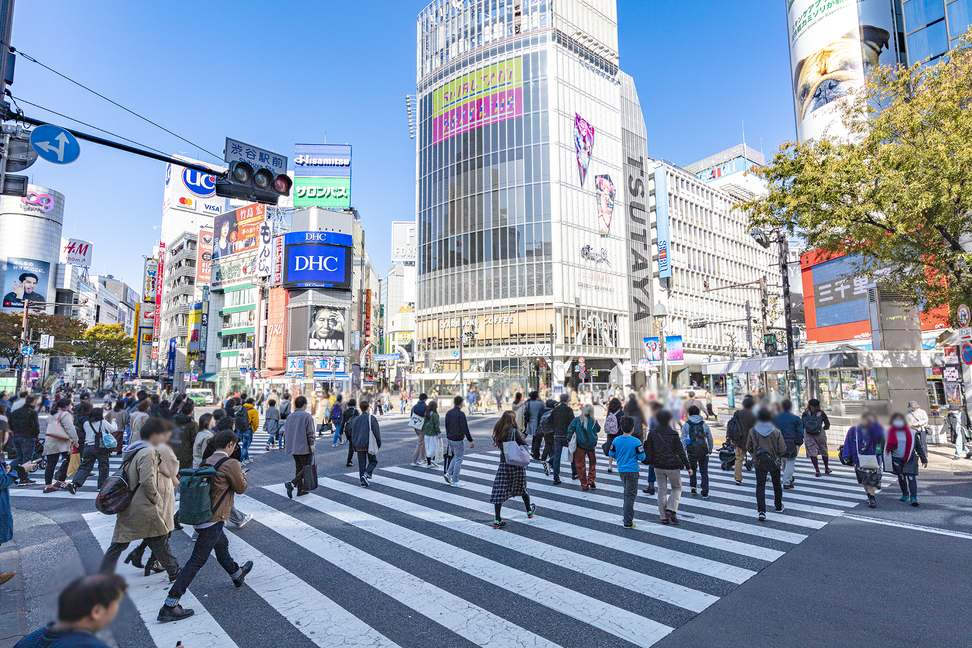 澀谷十字路口是東京最知名的景點之一，在無數電影、雜誌和博客中都有它的身影