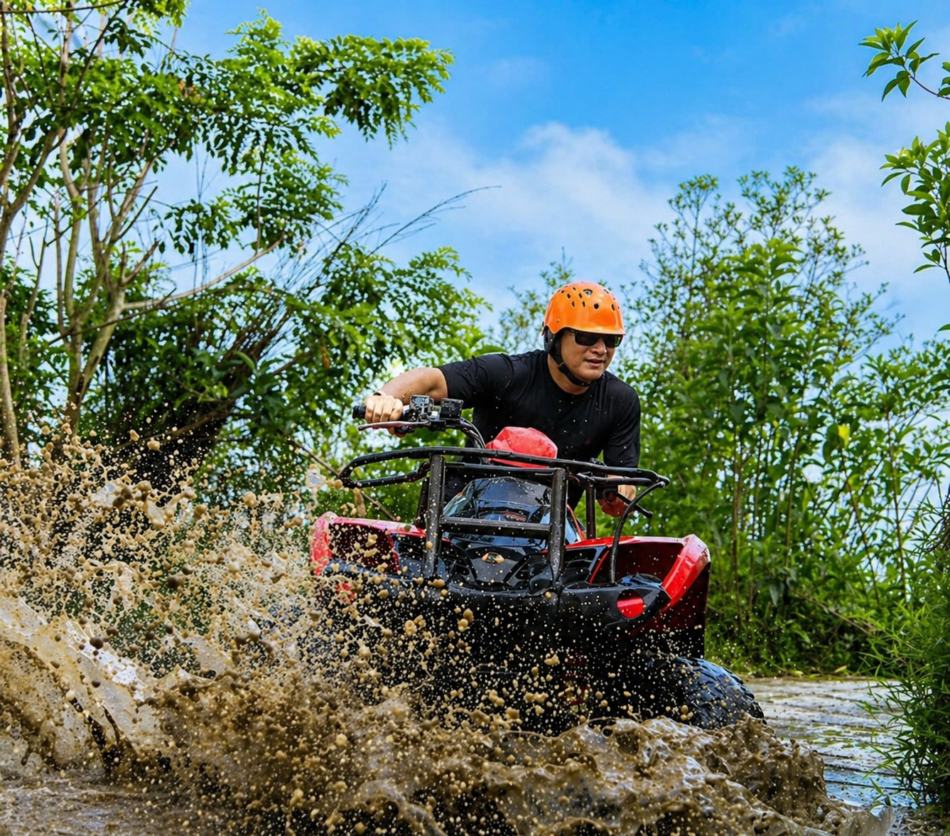 Приключение на квадроцикле ATV в Убуде с доступом к бассейну и опциональным туром