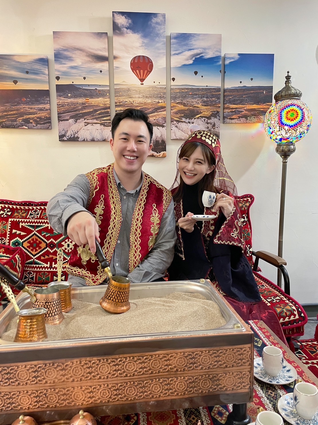 Taipei Nanjing Revival: Turkish Sand Coffee Experience - Complimentary Traditional Clothing Experience