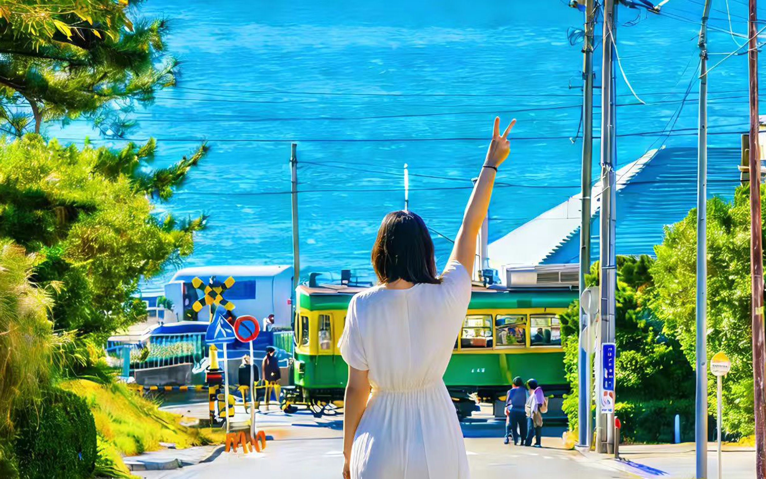 [9-Person Small Group, Summer Kamakura Limited] Kamakura High School & Kamakura Great Buddha & Enoshima (Including Enoden Experience) (Bilingual Chinese and English Chauffeur Guide)