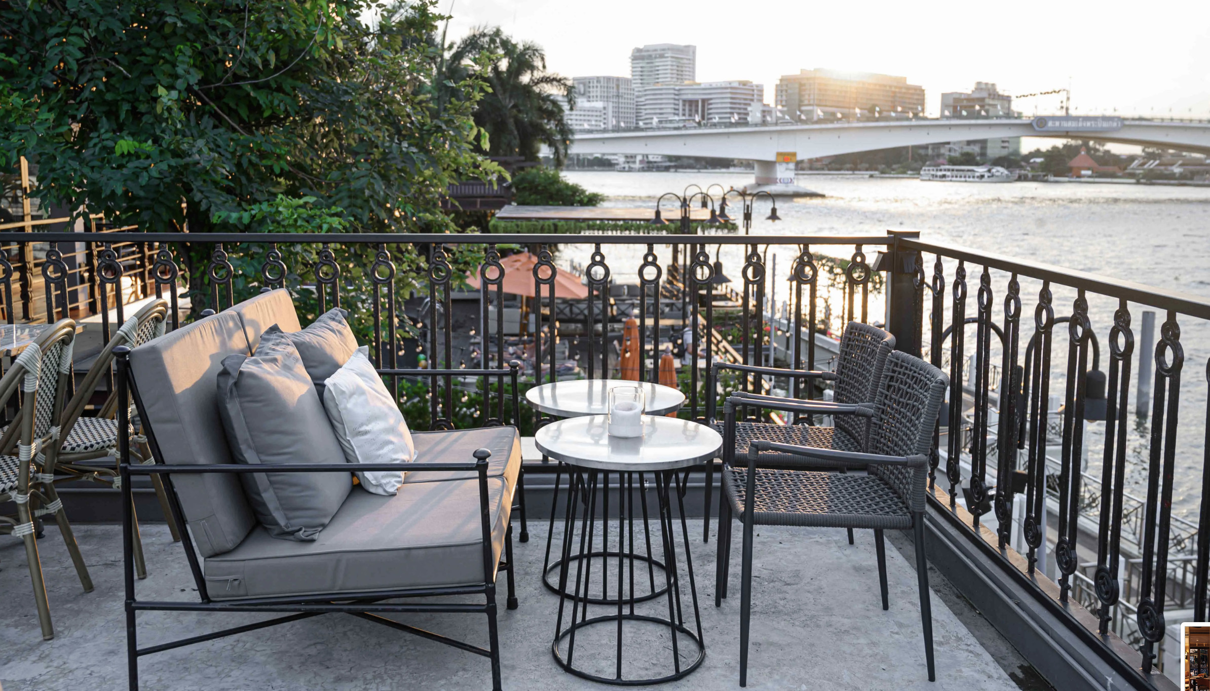 Babble and Grill at Riva Surya Bangkok