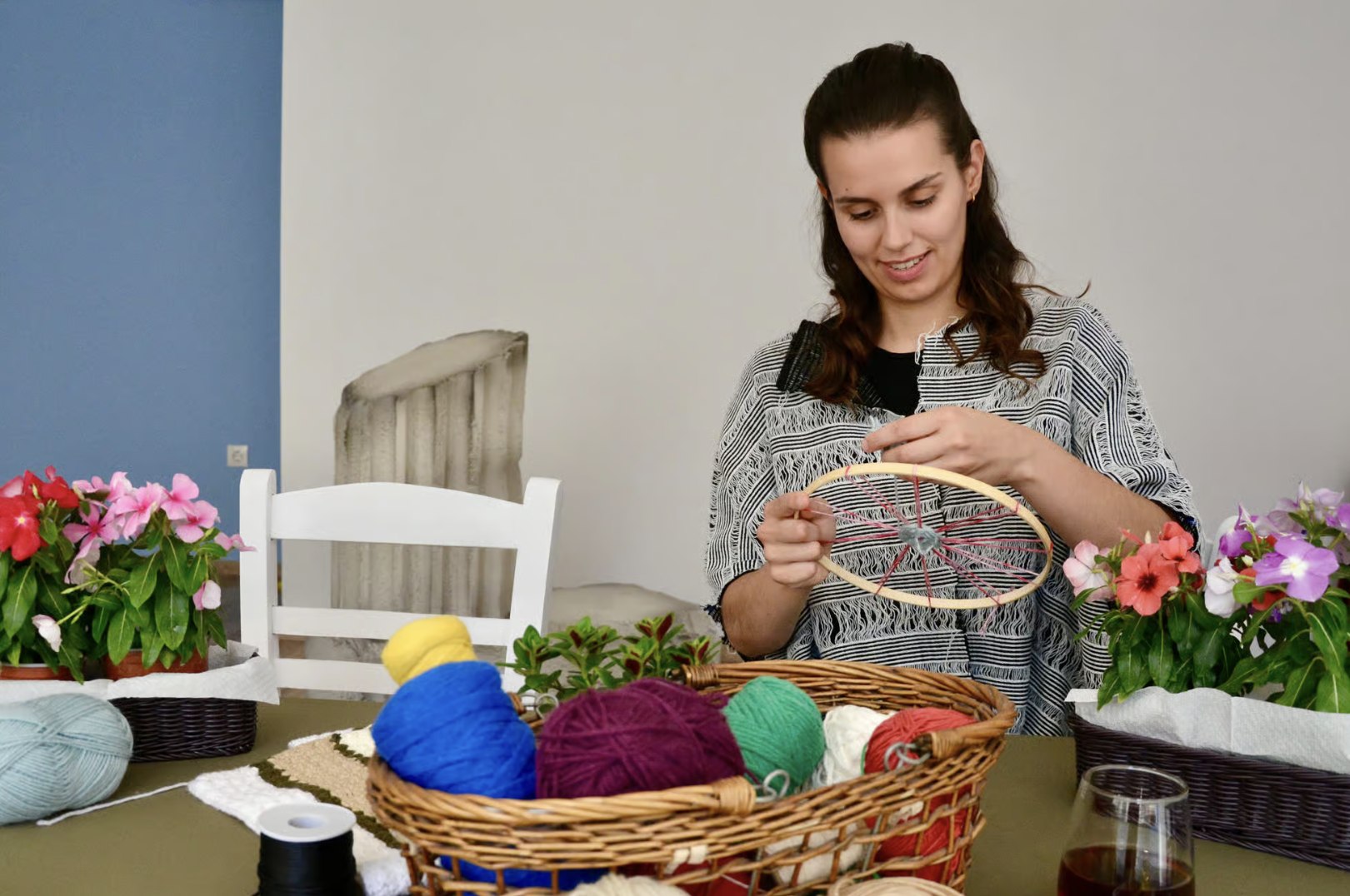 Athens: Evil Eye Weaving Workshop with Greek Tea