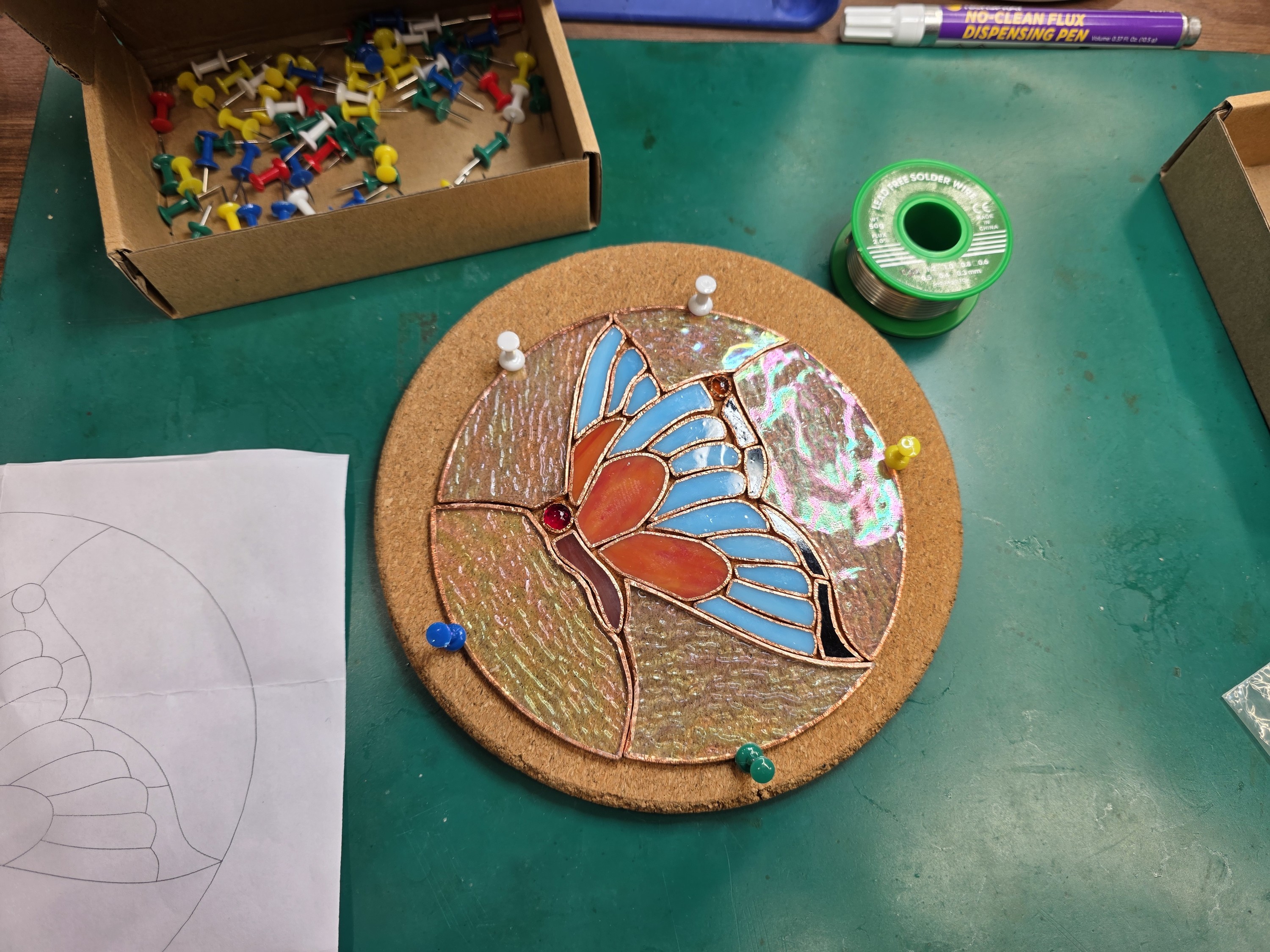 Stained Glass Soldering Workshop in Singapore