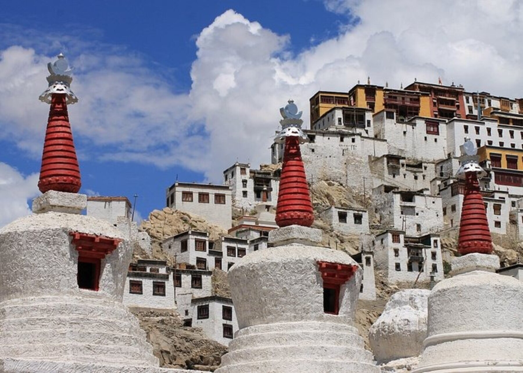 Leh Thiksey and Hemis Monasteries Half-Day Private Tour