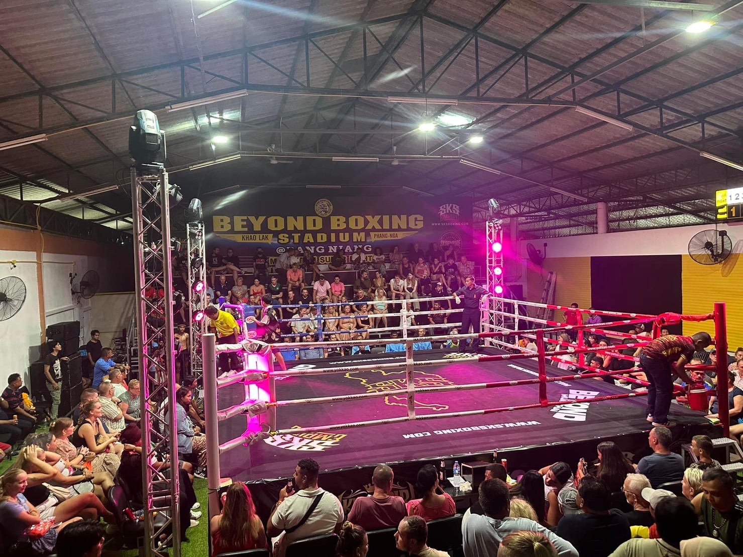 Beyond boxing stadium