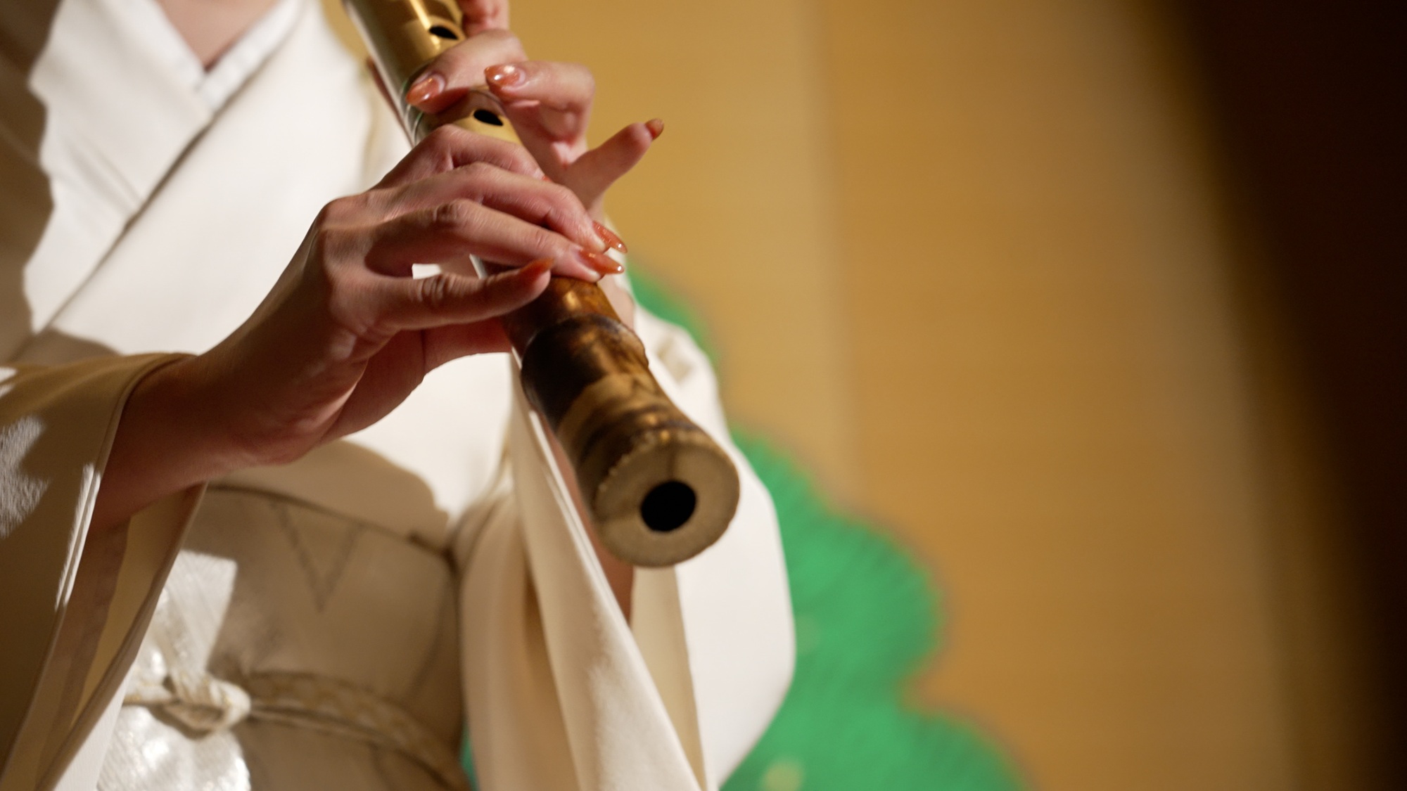 Japanese traditional music show & Kabuki Costume Photo