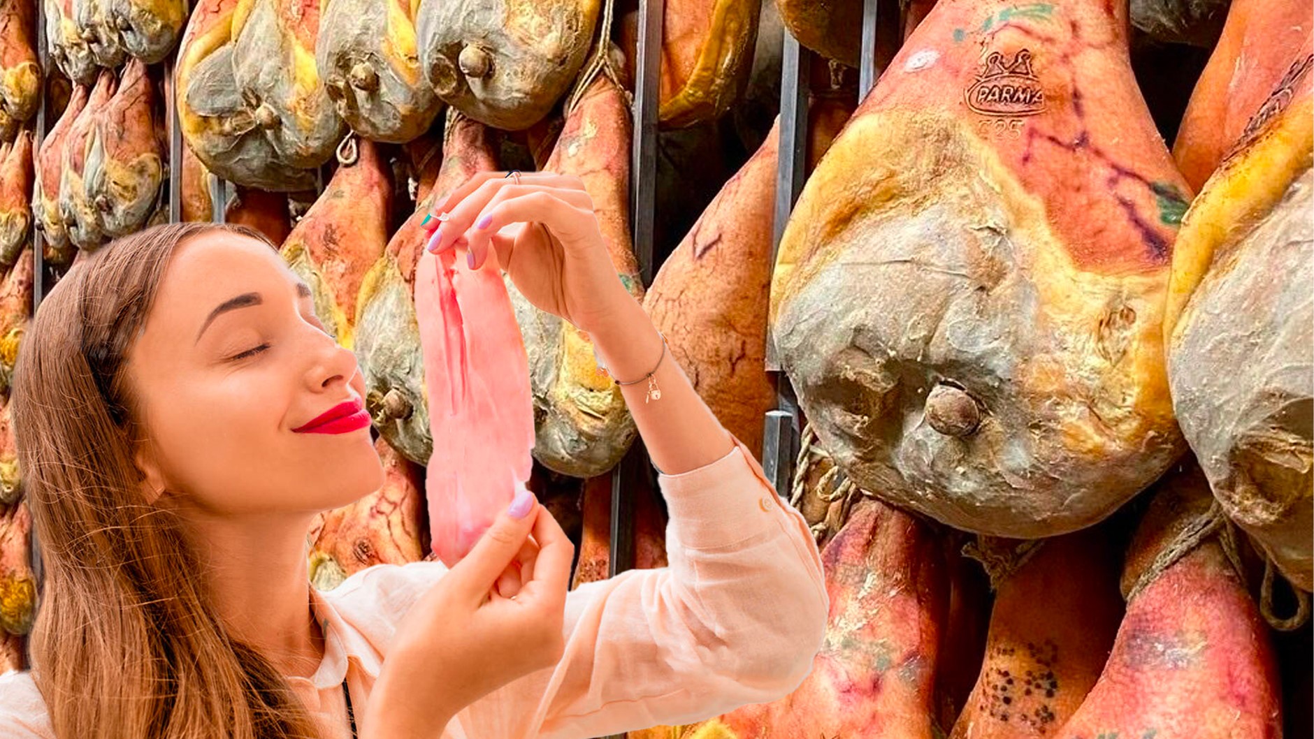 帕瑪火腿和帕馬森乾酪工廠之旅 (Parmesan cheese and ham factory tour in Parma)