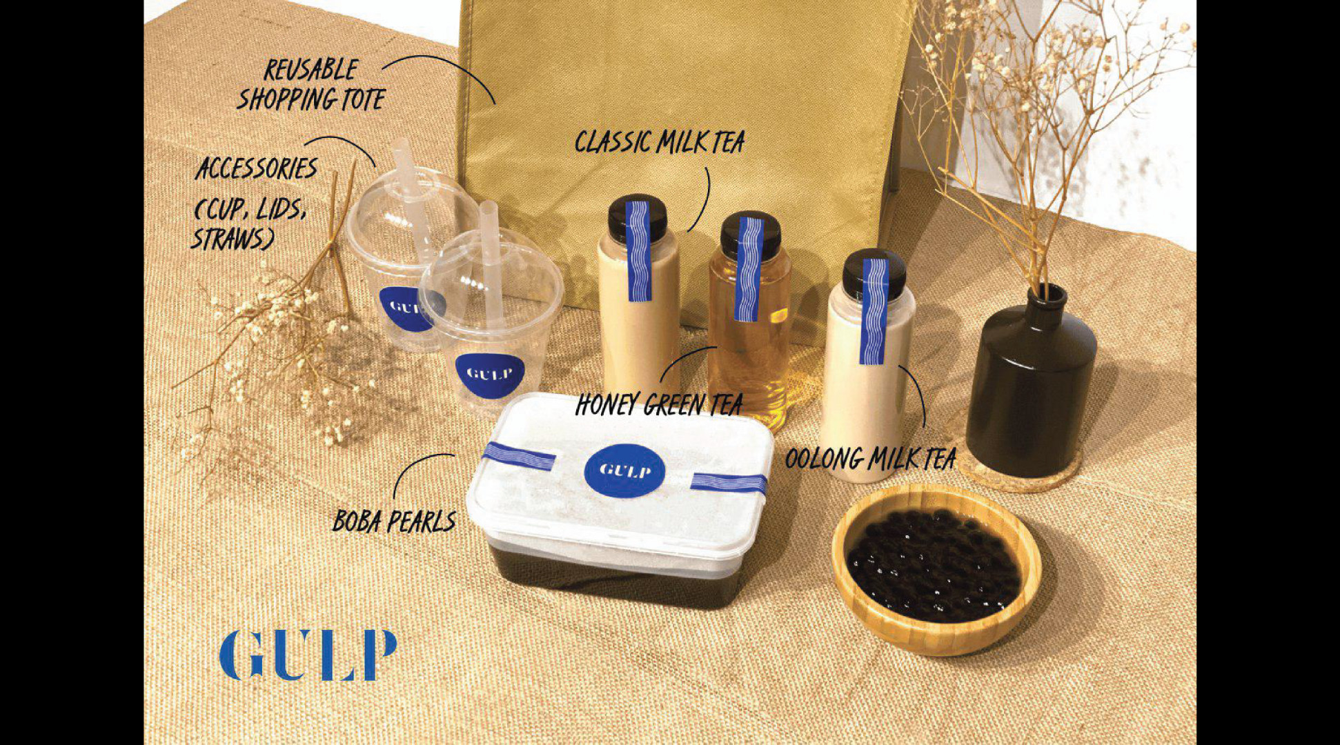 [Delivery] GULP Build-Your-Own Bubble Tea Kit in Singapore 