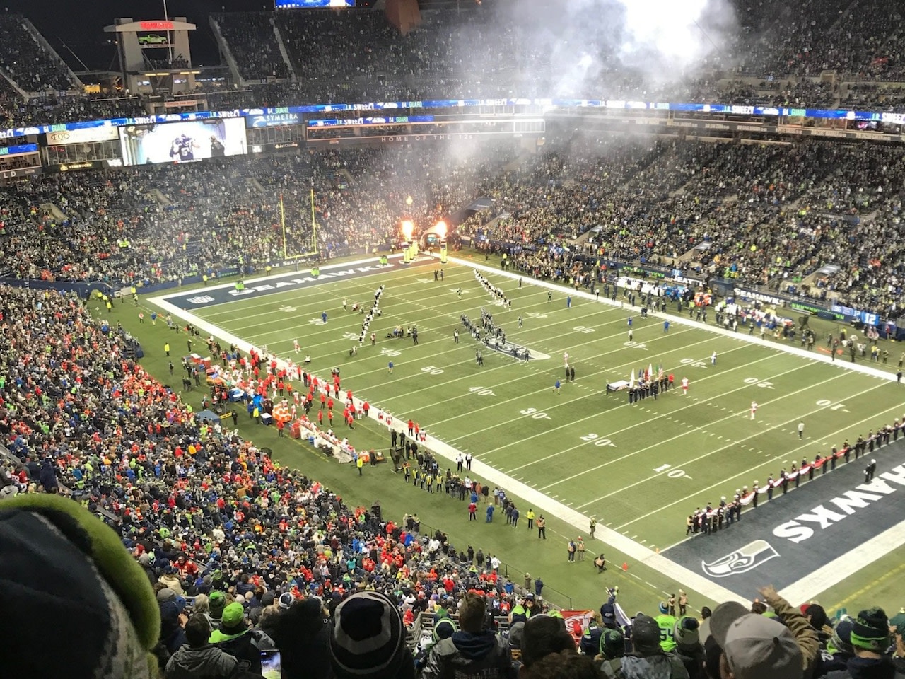 Seattle Seahawks Football Game at Lumen Field