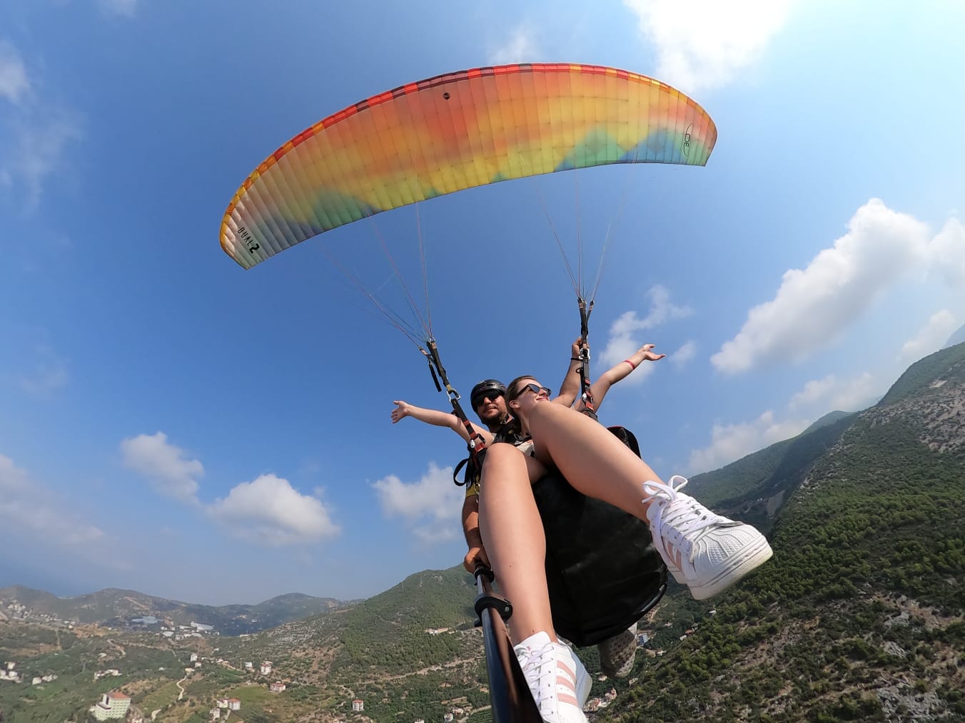 From Cappadocia Tandem Paragliding & Transfer