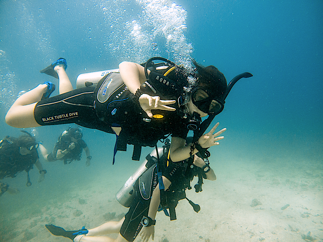 タオ島 午前ダイビングツアー（PADI5スターCDC提供）