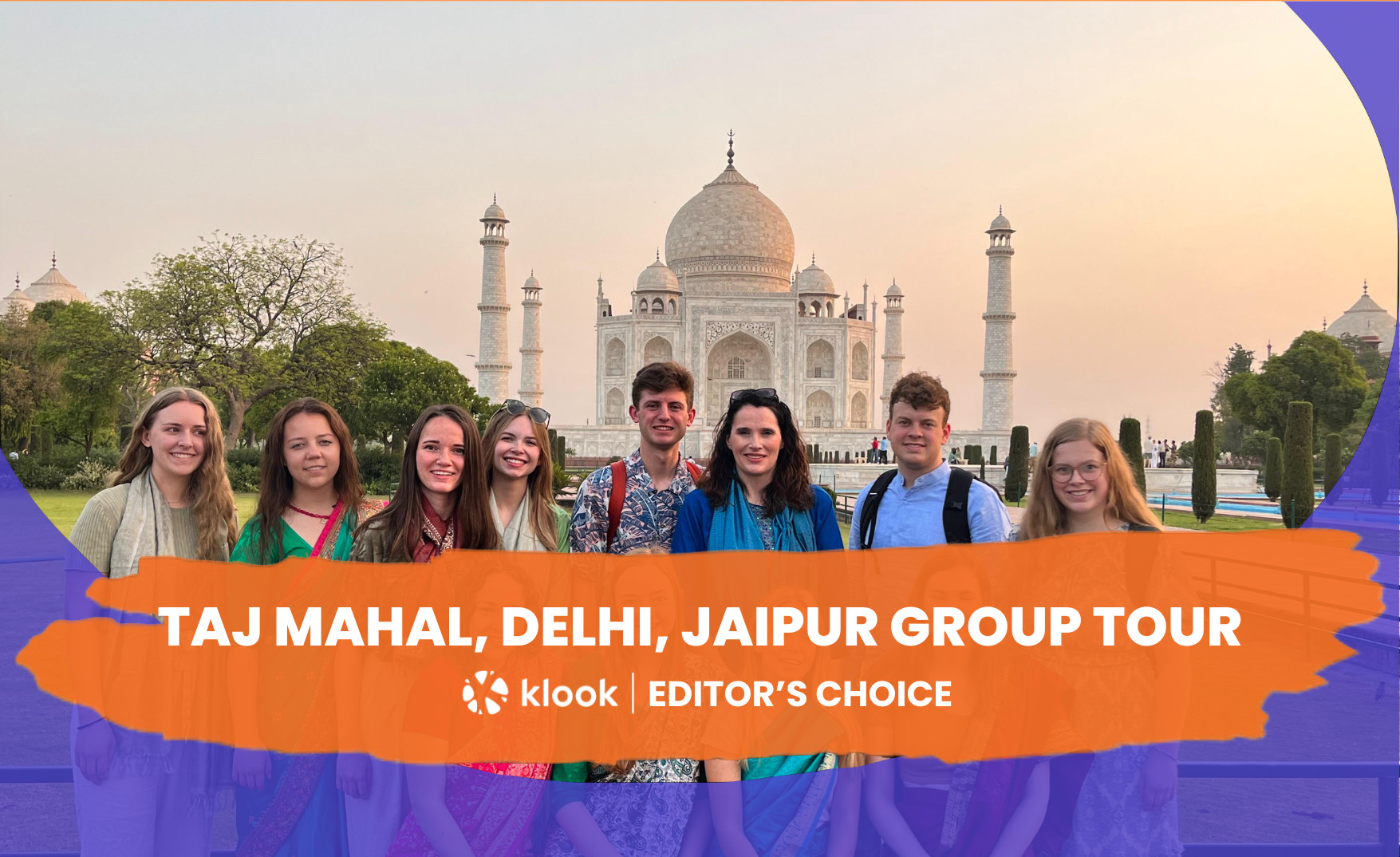 Group Tours: Taj Mahal, Delhi and Jaipur with Guide and Transfers