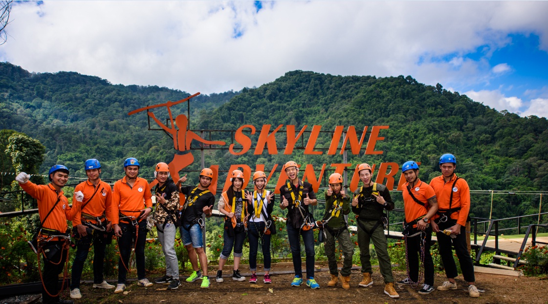 清邁天際叢林（Skyline Jungle Luge）斜坡滑車 & 高空滑索體驗