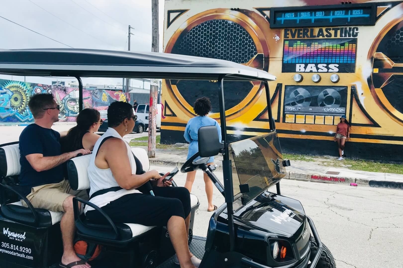 Wynwood Art District 1-Hour Street Art Tour by Golf Cart