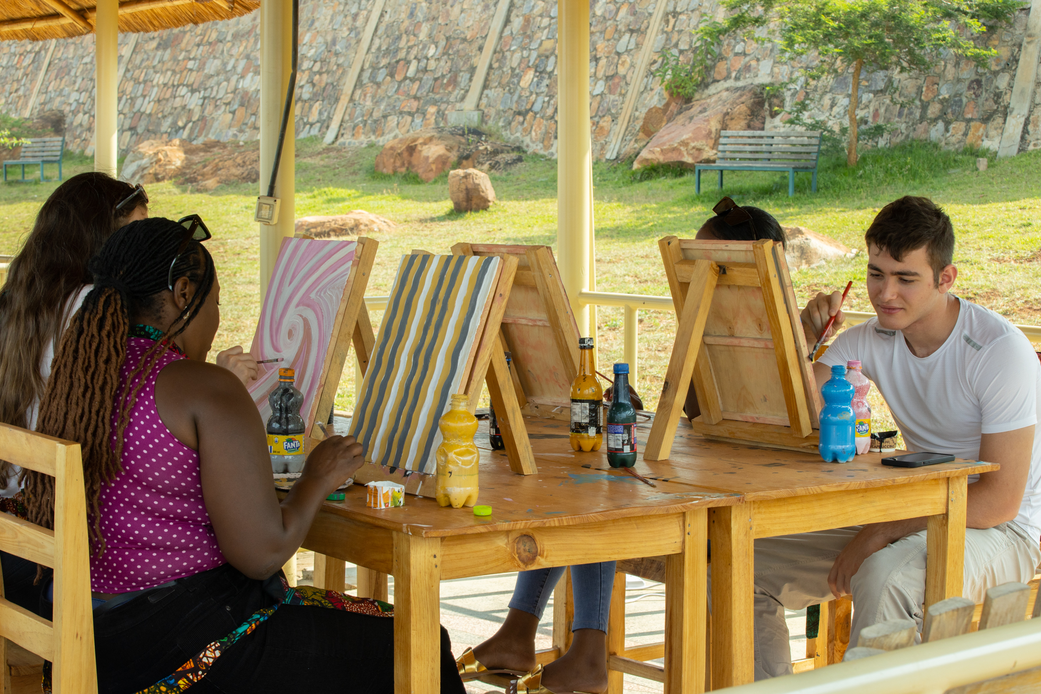 Traditional Umogogo Painting with an Incredible View