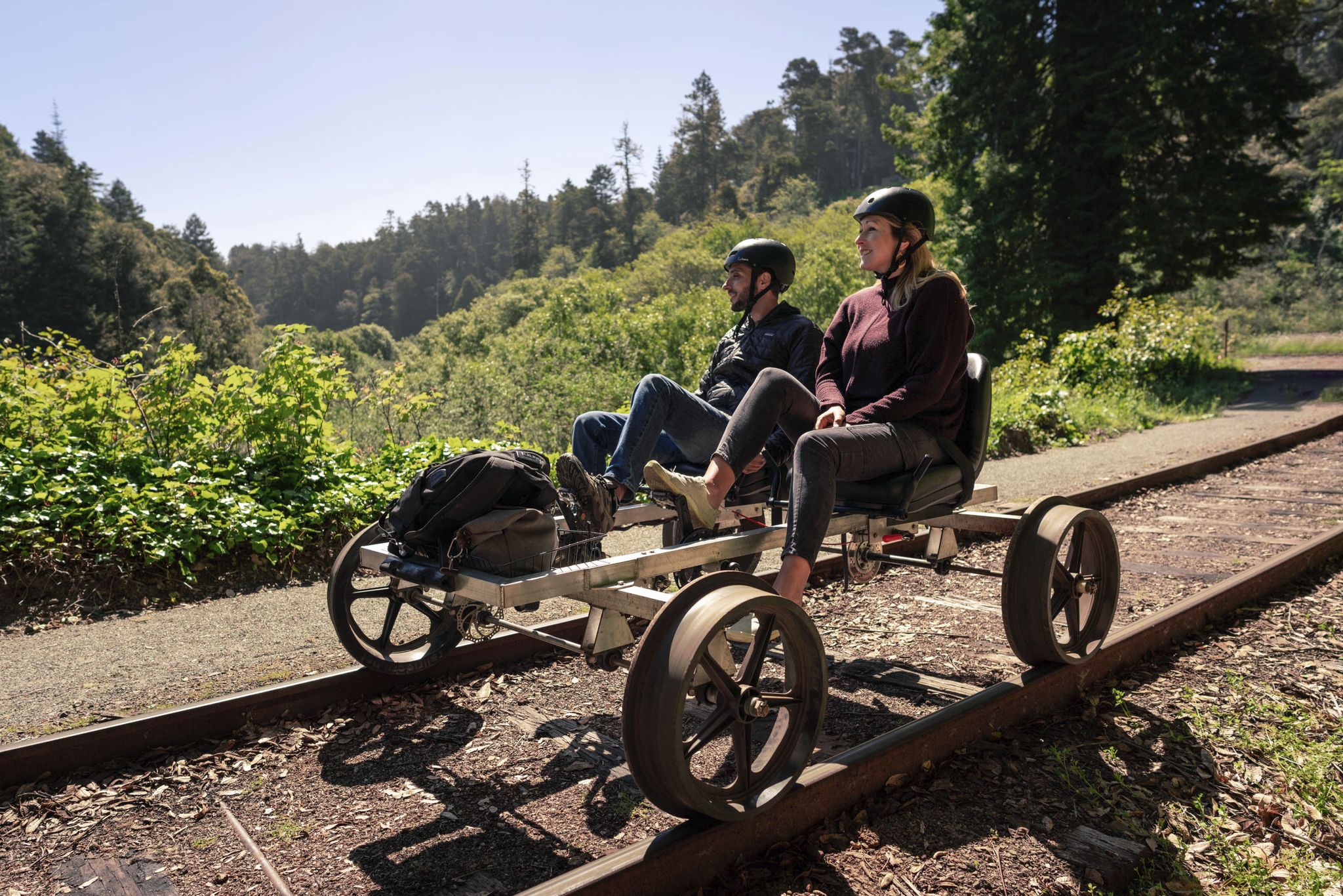 Fort Bragg Scenic Railbike Excursion in Mendocino