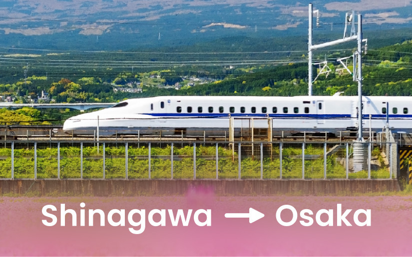 Shinagawa to Osaka - Japan Rail Shinkansen (Bullet Train) Ticket