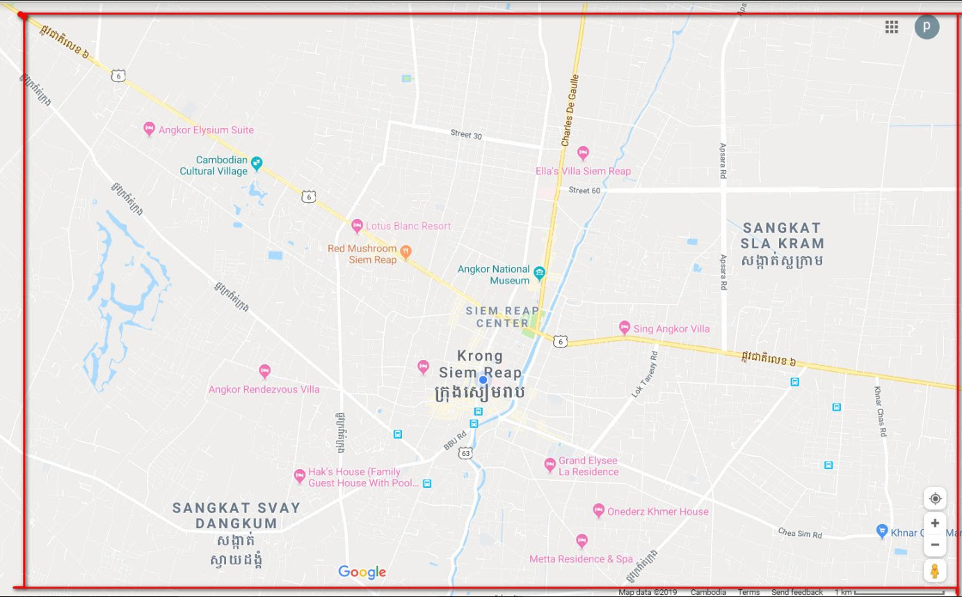 List of free hotel pick-up areas