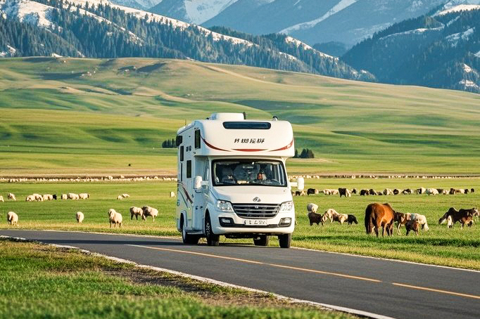 Xinjiang RV Tour of Ili 7-Day Trip (Tianchi Lake of Tianshan Mountains + Duku Highway + Nalati VIP Self-driving + Sunset BBQ + Lavender + Sayram Lake Self-driving Around the Lake)