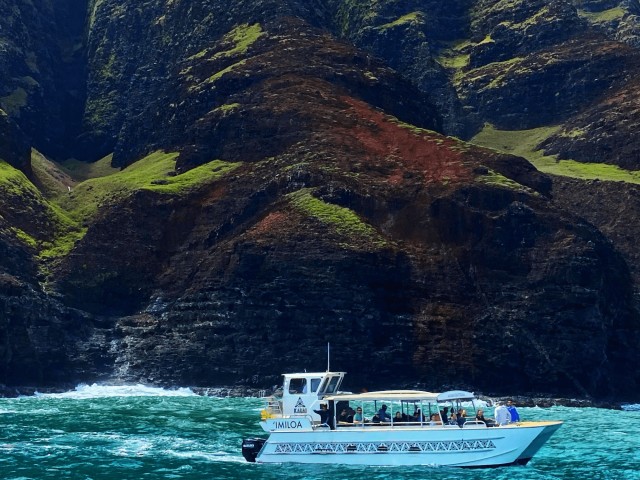 夏威夷州納帕利海岸Imiloa Express號早晨或日落遊船之旅