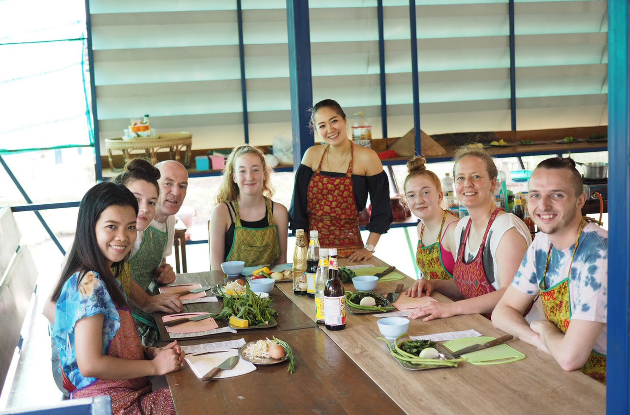 タイ料理教室体験（チェンマイ / Baan Farm Thai Cooking School提供）