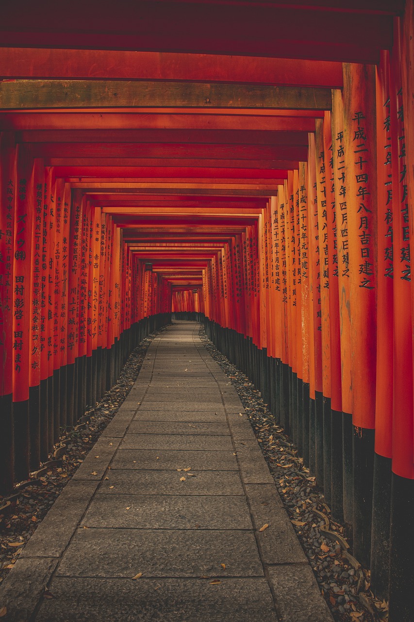 The tunnel view of over 10,000 torii gates is spectacular. Thanks to donations from the public, the number of torii is constantly increasing!