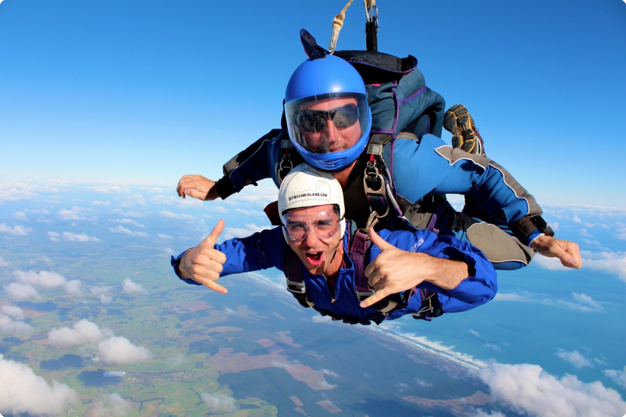 紐西蘭奧克蘭高空跳傘體驗 