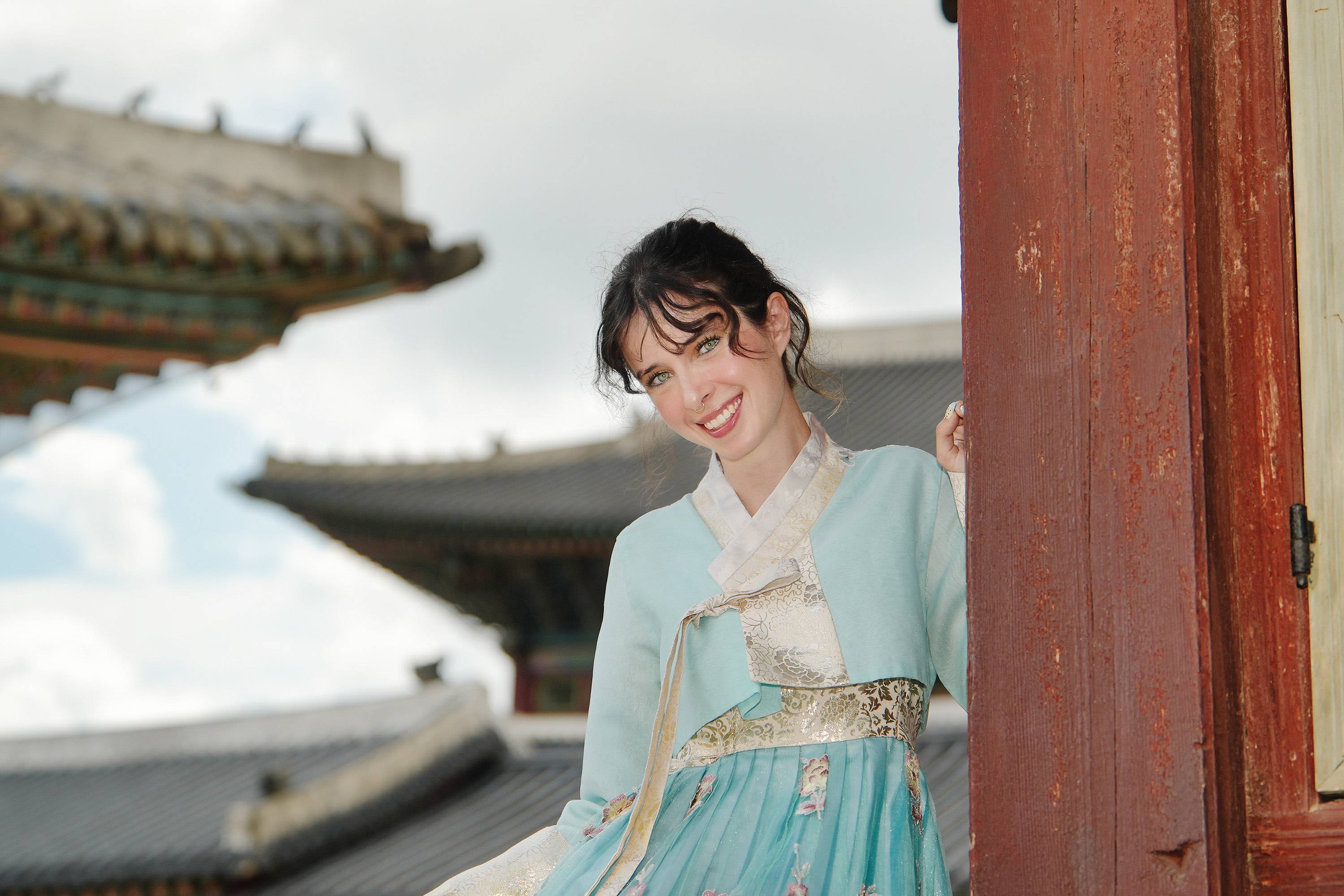 Фотосессия в ханбоке в Кёнбокгуне от HAB KOREA
