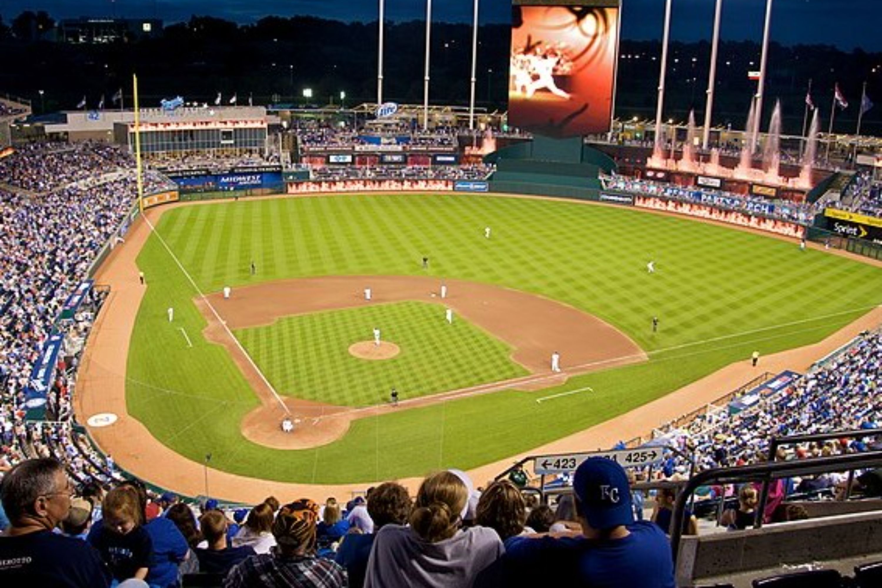 Kansas City Royals Baseball Game at Kauffman Stadium
