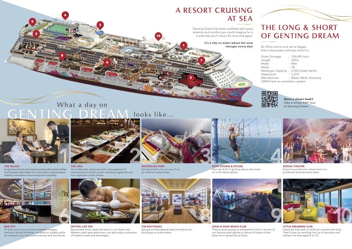 Genting Dream Destination Cruises by Resorts World Cruises